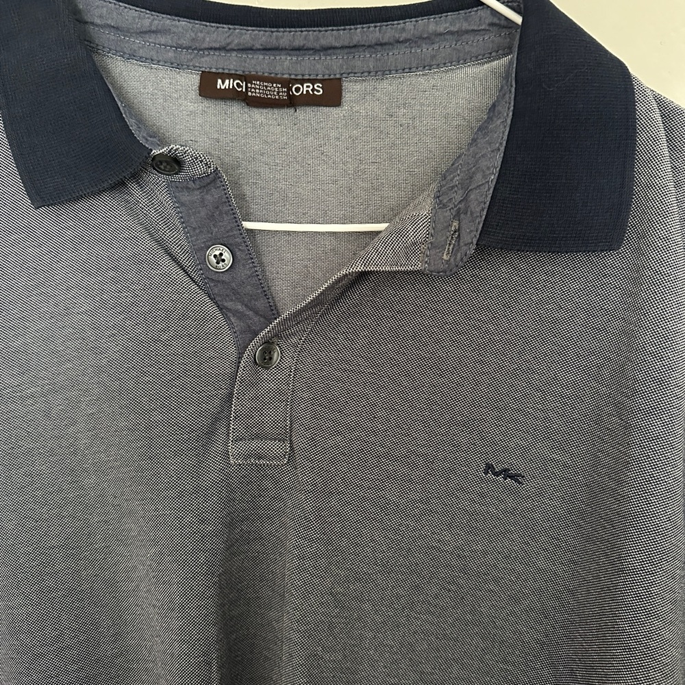 Michael Kors Gray/Blue Polo